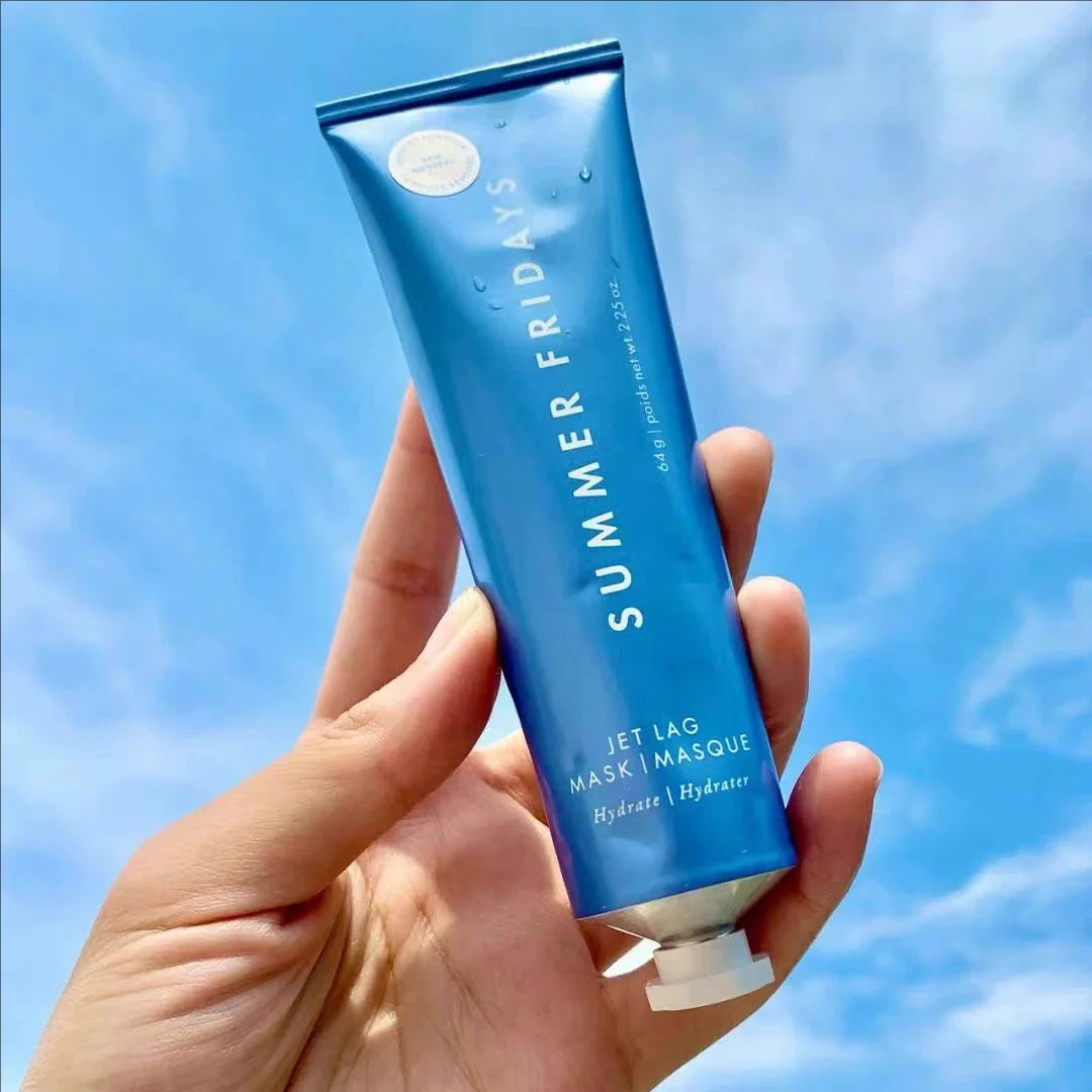 Summer Fridays Jet Lag Mask Moisturizer 64g Lip Balm Moisturizing Lip Gloss Pink Guava Hot Cocoa Lipstick Transparent Oil Makeup