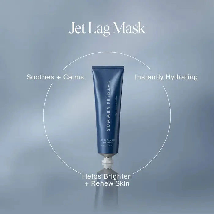 Summer Fridays Jet Lag Mask Moisturizer 64g Lip Balm Moisturizing Lip Gloss Pink Guava Hot Cocoa Lipstick Transparent Oil Makeup
