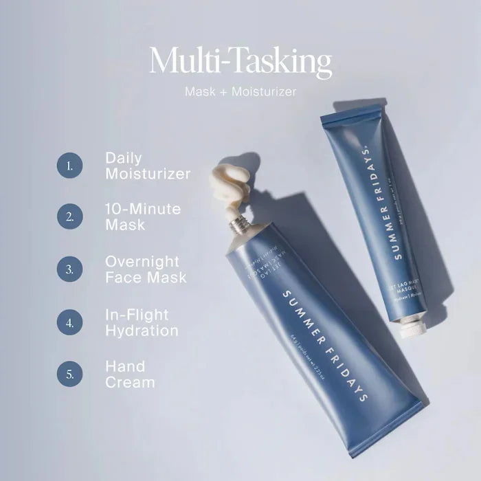 Summer Fridays Jet Lag Mask Moisturizer 64g Lip Balm Moisturizing Lip Gloss Pink Guava Hot Cocoa Lipstick Transparent Oil Makeup